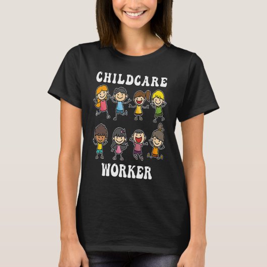 Childcare Worker for Kindergarten  2 Tシャツ (正面)