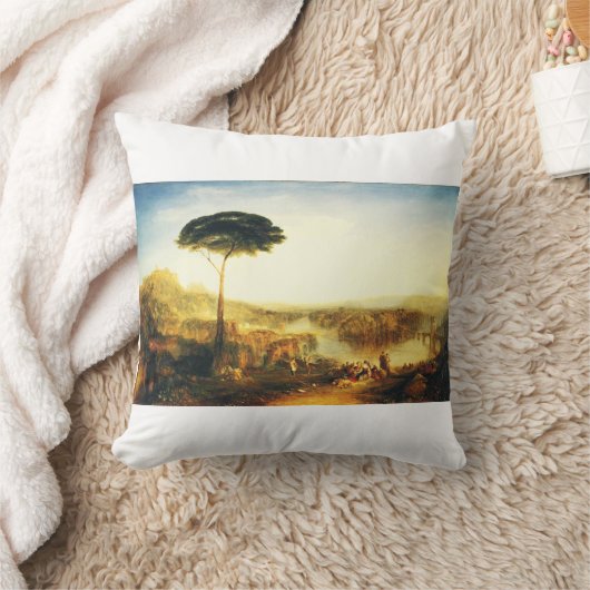 Childe Harold's Pilgrimage by Joseph Turner クッション (ブランケット)