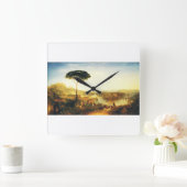 Childe Harold's Pilgrimage by Joseph Turner スクエア壁時計 (ホーム)
