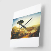 Childe Harold's Pilgrimage by Joseph Turner スクエア壁時計 (傾斜)