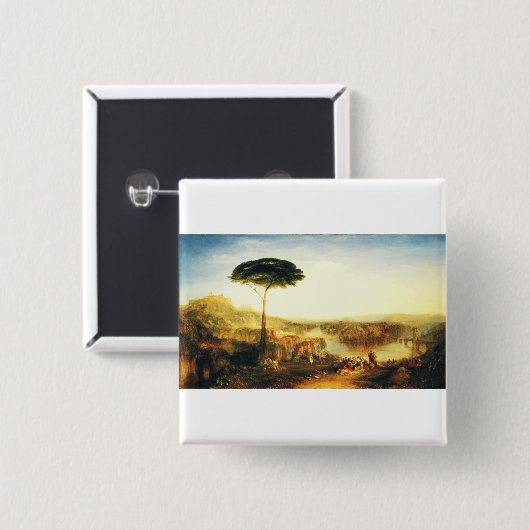 Childe Harold's Pilgrimage by Joseph Turner 缶バッジ (正面&裏面)