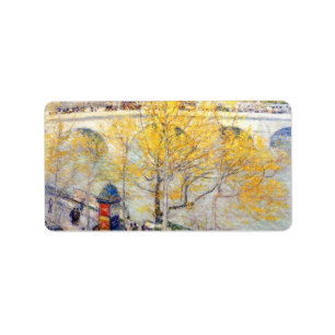 Childe Hassam - Pont王室のなパリ ラベル