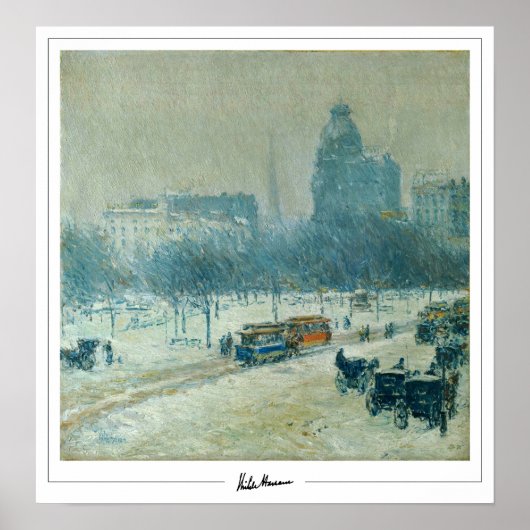 Childe Hassam Zedign アートポスター #407 ポスター (正面)
