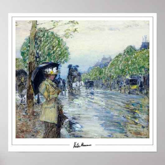 Childe Hassam Zedign アートポスター #448-2 ポスター (正面)