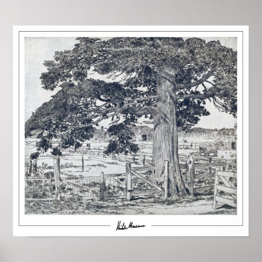 Childe Hassam Zedign Art Poster #220-2 ポスター (正面)