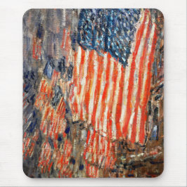 Childe Hasssamによるウォルドルフの旗。ファインアート マウスパッド