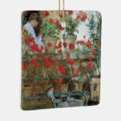 Childe Hasssamによるジェラニウム、ヴィンテージ印象主義 セラミックオーナメント (右)
