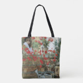 Childe Hasssamによるジェラニウム、ヴィンテージ印象主義 トートバッグ (裏面)