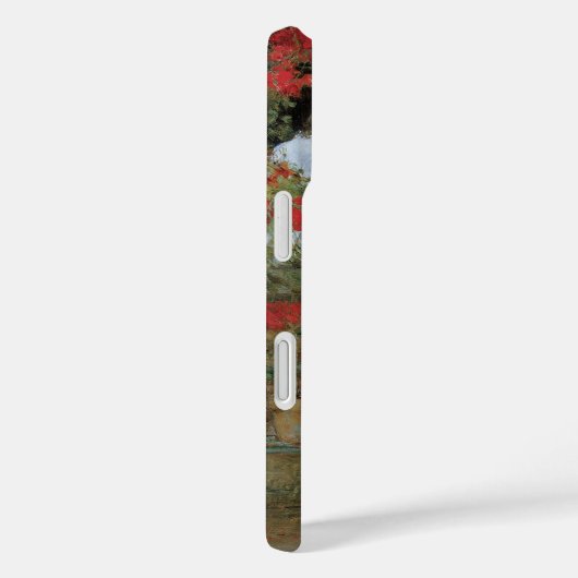 Childe Hasssamによるジェラニウム、ヴィンテージ印象主義 Case-Mate iPhoneケース (裏面 / 右)