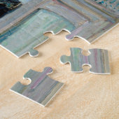 Childe Hasssamによる南フランスの都市の眺め ジグソーパズル (側面)