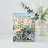 Childe Hasssamによる南フランスの都市の眺め ポストカード (スタンド正面)