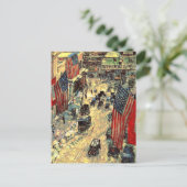 Childe Hasssam著『五十七通り旗』 ポストカード (スタンド正面)