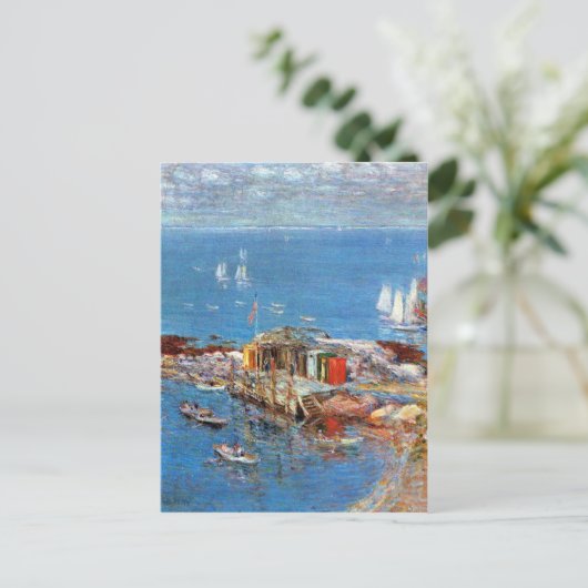 Childe Hasssam – アップルドア威厳があるの午後 ポストカード (スタンド正面)