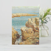 Childe Hasssam – コーストシーン、ショール島 サンキューカード (スタンド正面)