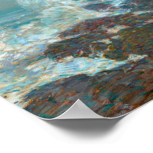 Childe Hasssam – ショールの海景 ポスター (角)