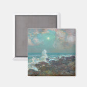 Childe Hasssam – ショールの海景 マグネット (正面/裏面)