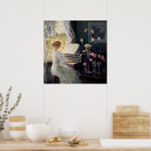 Childe Hasssam、ソナタ、印象派。 ポスター (キッチン)