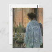 Childe Hasssam – テーブルガーデン ポストカード (正面/裏面)