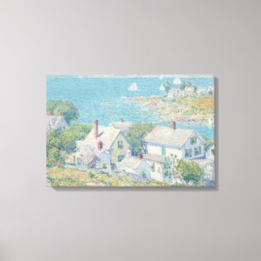 Childe Hasssam – ニューイングランド・ヘッドランズ キャンバスプリント (正面)