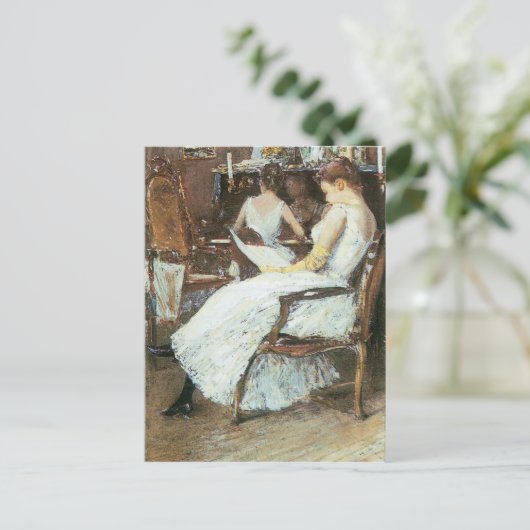 Childe Hasssam – ハサム夫人と妹 ポストカード (スタンド正面)