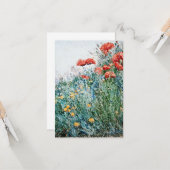 Childe Hasssam – ポピー、アップルドア カード (正面/裏面インサイチュ)