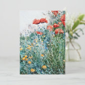 Childe Hasssam – ポピー、アップルドア サンキューカード (スタンド正面)