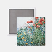 Childe Hasssam – ポピー、アップルドア マグネット (正面/裏面)