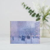 Childe Hasssam – 午後遅く、ニューヨーク、冬 シーズンポストカード (スタンド正面)