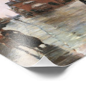 Childe Hasssam – 雨の日，ボストン フォトプリント (角)