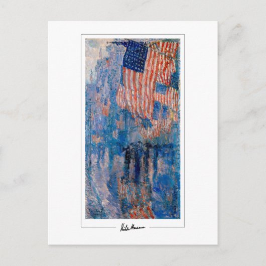 Childe Hasssam #106 -ファインアートはがき ポストカード (正面)