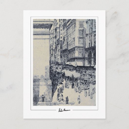 Childe Hasssam #155-2 -ファインアートはがき ポストカード (正面)