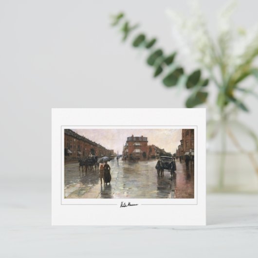 Childe Hasssam #17-2 -ファインアートはがき ポストカード (スタンド正面)