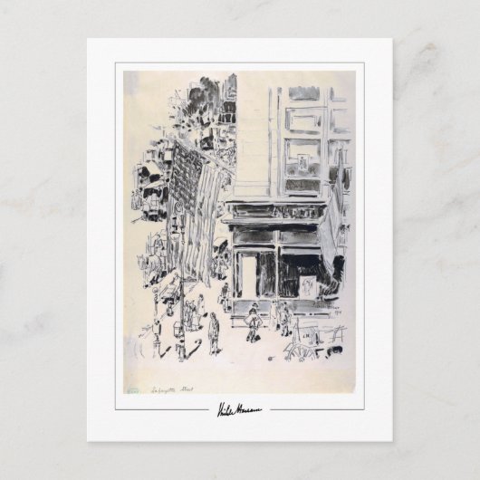 Childe Hasssam #341-2 -ファインアートはがき ポストカード (正面)