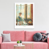 Childe Hasssam New York Window 1912アート展 キャンバスプリント (インサイチュ (リビング))