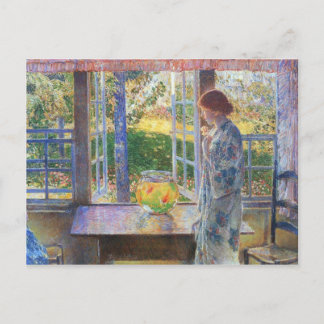 Childe Hasssam - The Goldfish Window ポストカード