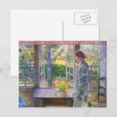 Childe Hasssam - The Goldfish Window ポストカード (正面/裏面)