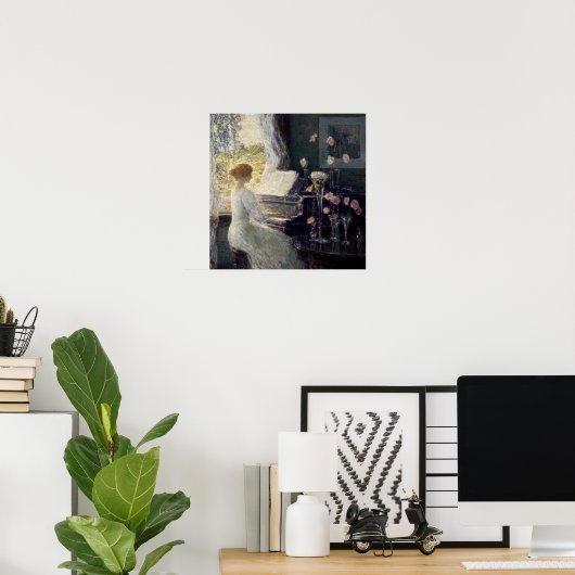 Childe Hasssam - The Sonata ポスター (ホームオフィス)