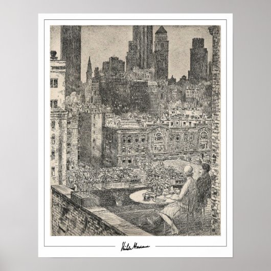 Childe Hasssam Zeding Art Poster #174-2 ポスター (正面)