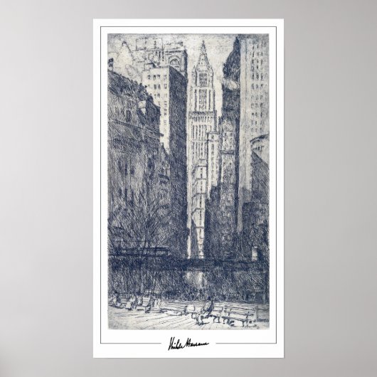 Childe Hasssam Zeding Art Poster #440 ポスター (正面)