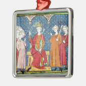 Childeric IIのAustrasiaのMerovingian王 メタルオーナメント (左)