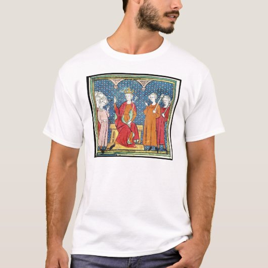 Childeric IIのAustrasiaのMerovingian王 Tシャツ (正面)