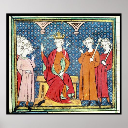 Childeric II、Merovingian King of Austrasia ポスター (正面)