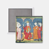 Childeric II、Merovingian King of Austrasia マグネット (正面/裏面)