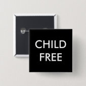 Childfree Pin 缶バッジ (正面&裏面)