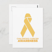 Childhood Cancer Awareness ポストカード (正面/裏面)