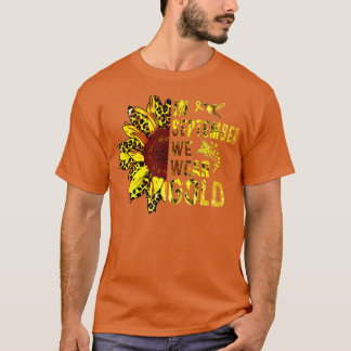 Childhood Cancer Awareness In September We Wear Go Tシャツ