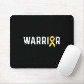 Childhood Cancer Awareness Ribbon Warrior  マウスパッド (マウス)