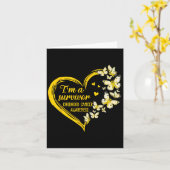 Childhood Cancer Awareness Warrior_ I'm A Surv カード (黄色い花)