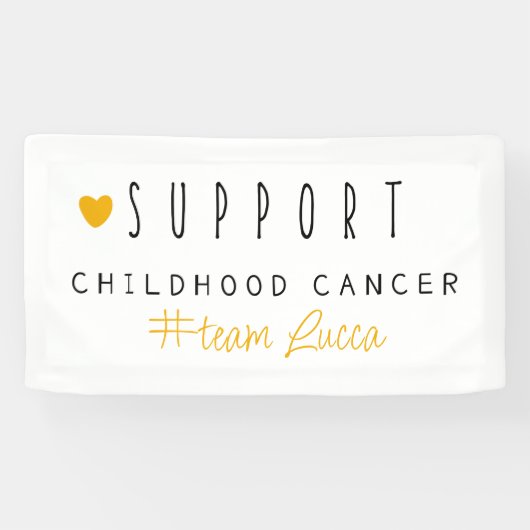 childhood cancer. Custom #team name.Banner support 横断幕 (横)