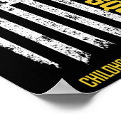 Childhood Cancer Support Squad Childhood Cancer Aw ポスター (角)